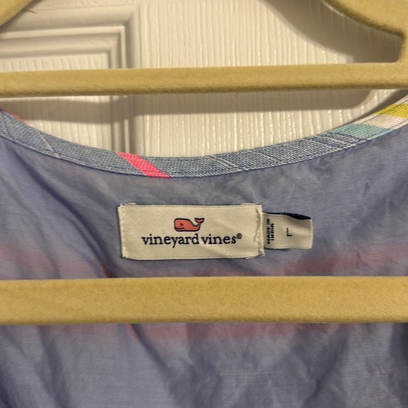 Vineyard Vines Linen/Tassel Dress L - Picture 2 of 2